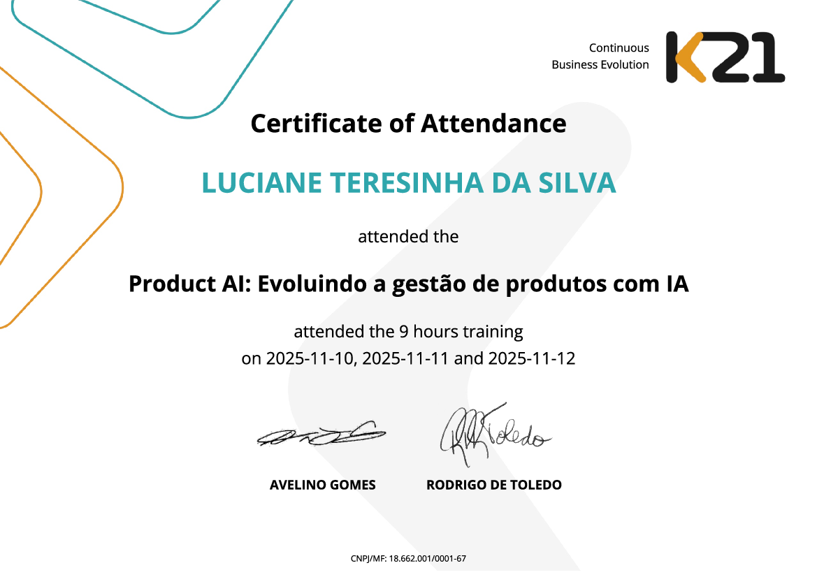 Certificado K21